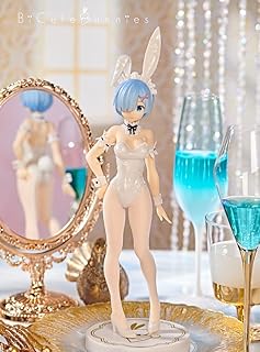 Furyu Re:Zero â€“ Starting Life in Another World: Rem BiCute Bunnies PVC Figure, Multicolor (White Pearl Color Version)