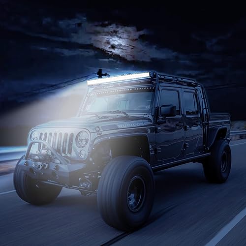 Miniatura 6 de Barra de luz RGB de 42 pulgadas, 240 W, cámara de automóvil, luces LED de color automotriz, 72 modos, control remoto, modos intermitentes, haz