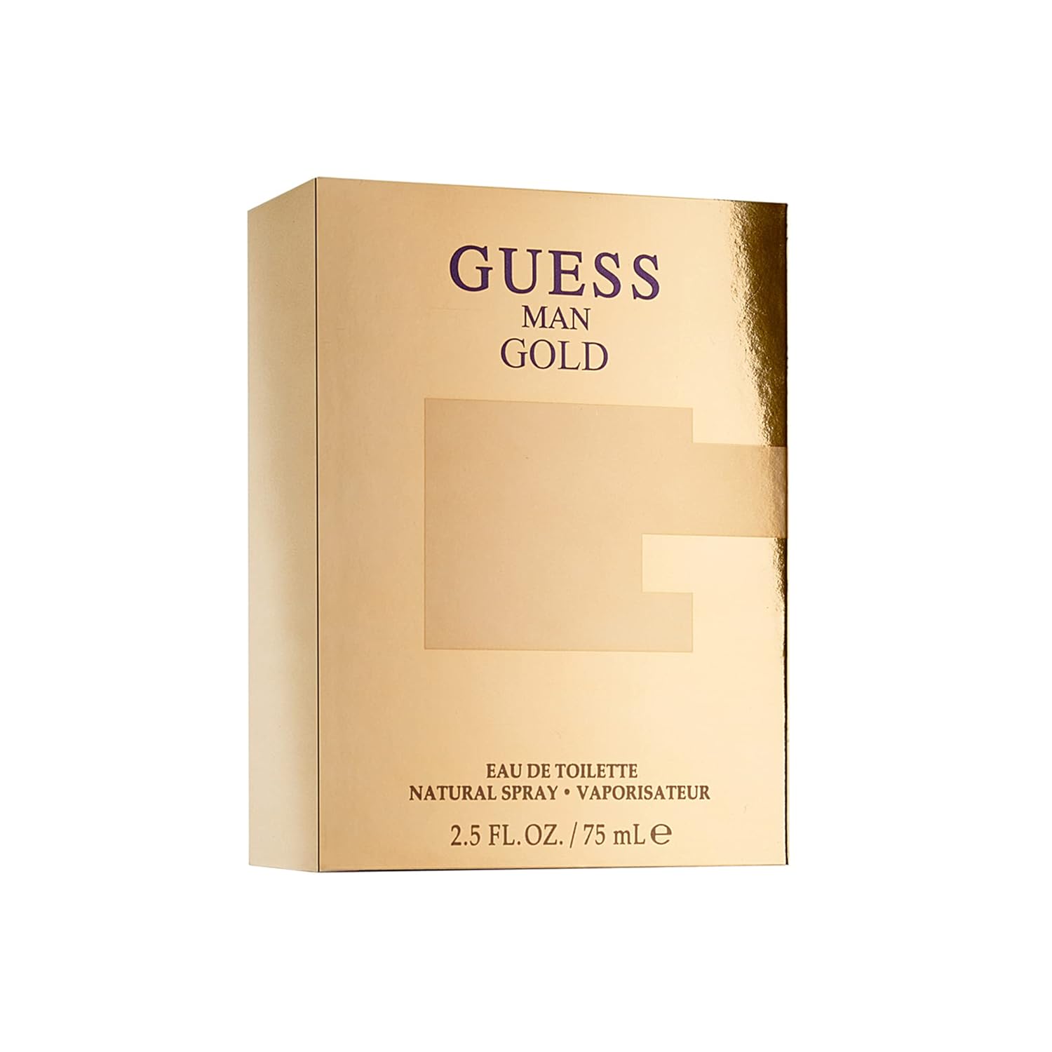 GUESS Gold Eau De Toilette Spray for Men, 2.5 Oz