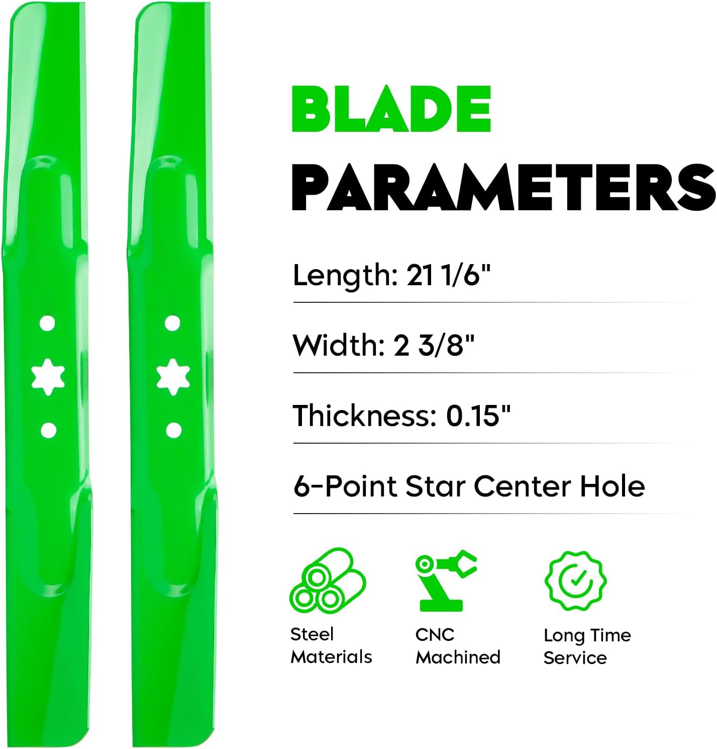 42" Deck Spindle Rebuild Kit Fits for Cub Cadet/for MTD LT4200 T1000 T1400 T1800, Includes 2 Spindle 618-06991 918-06991, 2 Blade 742-04308 742-04312, 1 96 1/2" Belt 754-04060