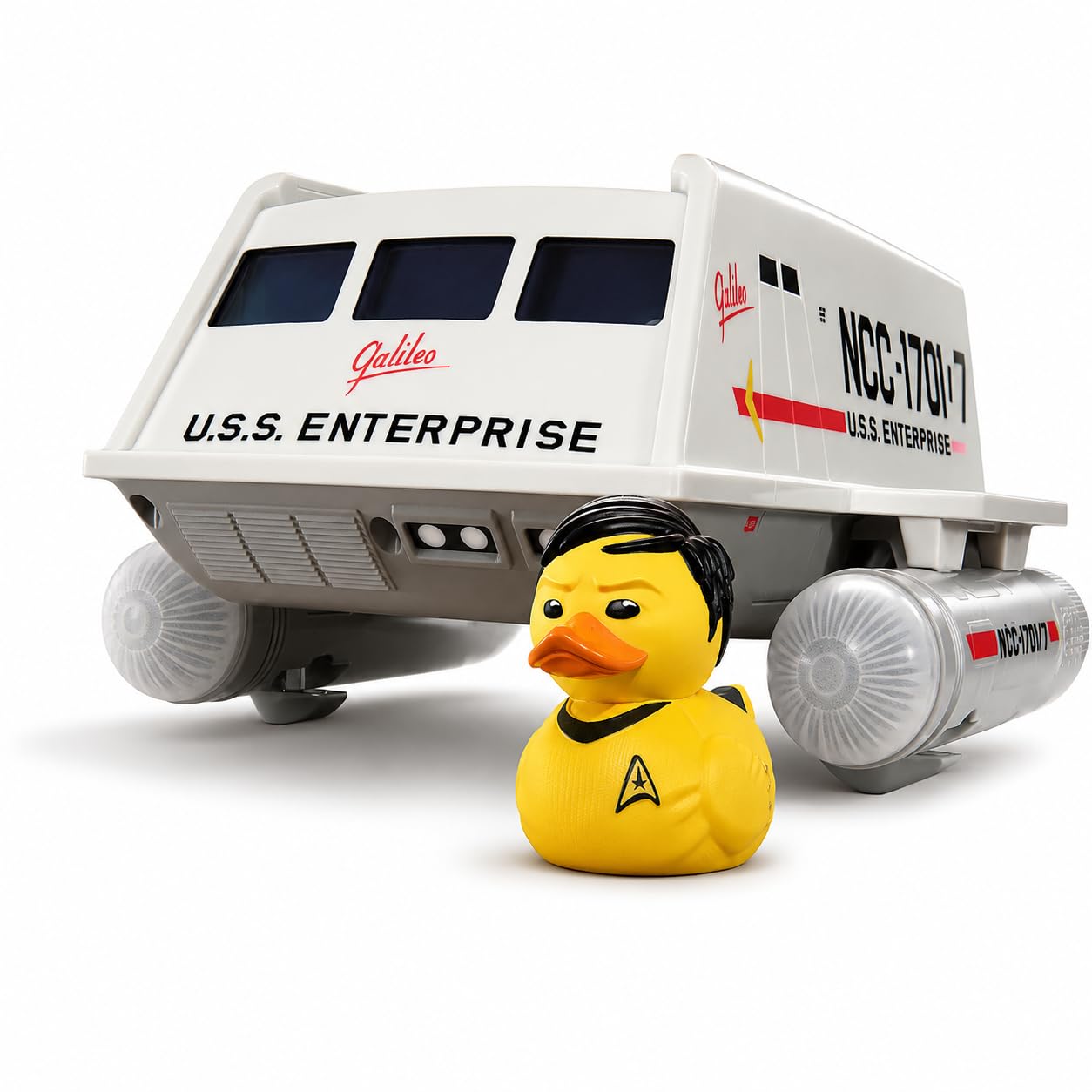 TUBBZ Star Trek Galileo Shuttlecraft, Includes Exclusive Sulu Duck, 23.5cm