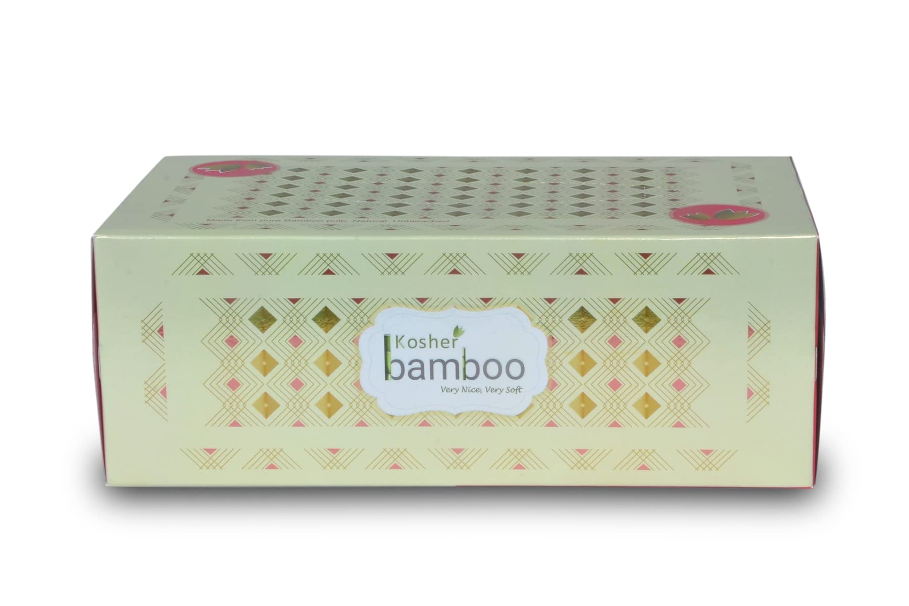 Kosher Bamboo Facial Tissue Box - Pack of 4 - Made of Pure bamboo Pulp - 2 Ply - 100 pulls each (IvoryGold)-image-31