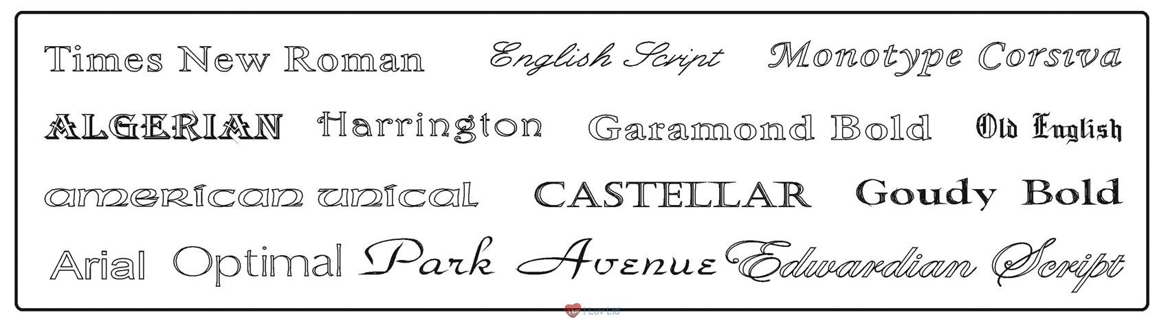 I Luv Ltd Multicolor Personalised Custom Engraving Up To 4 Lines Printed Text Stylized - With A Standard Eb List Of Fonts