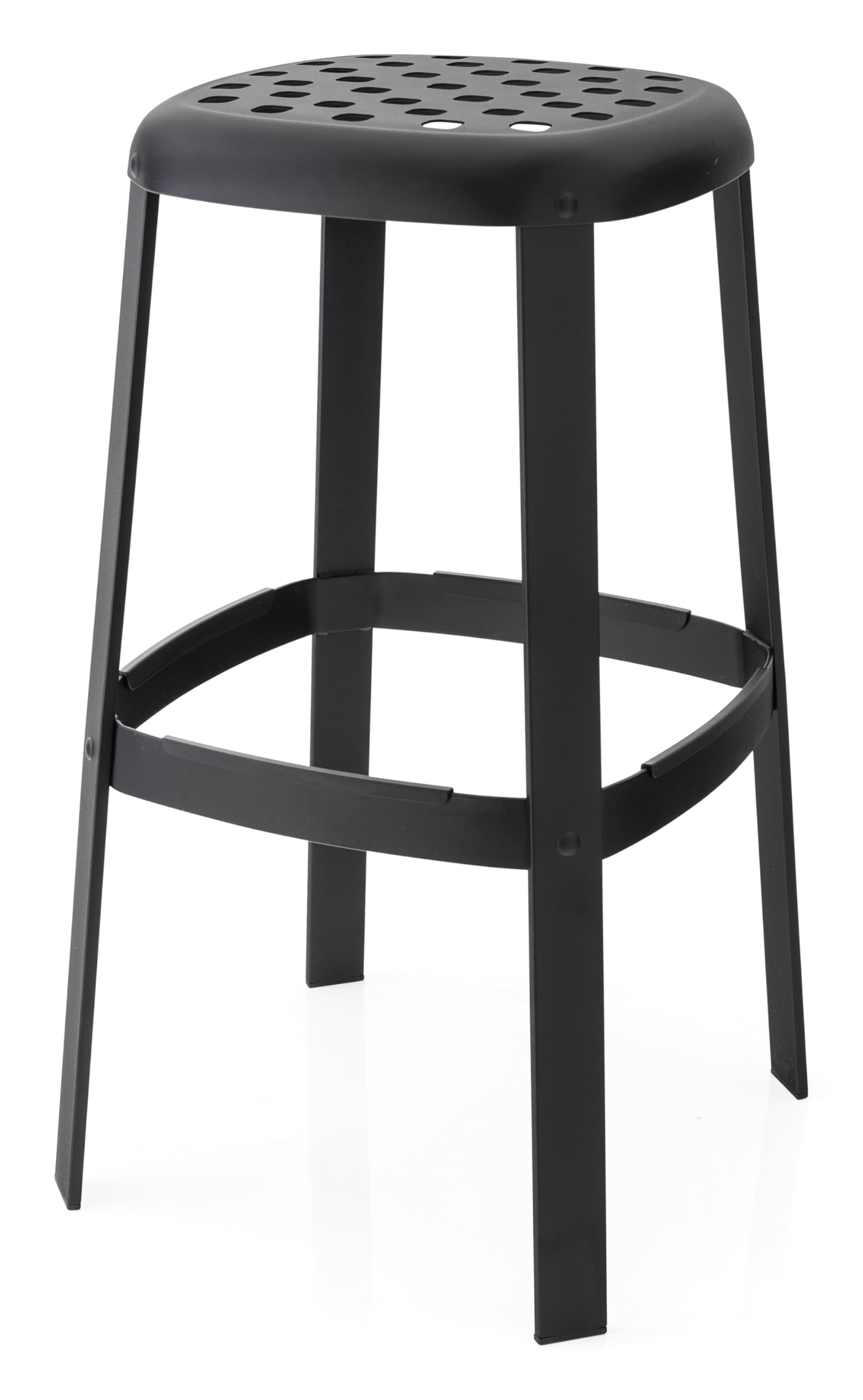 Tabouret industriel fixe Connubia pour îlot de cuisine moderne