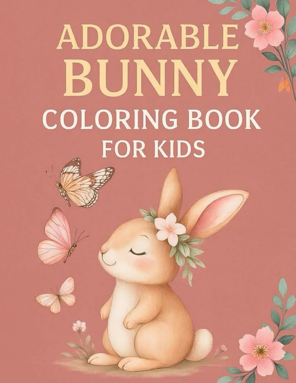 Adorable Bunny Coloring Book for Kids: Perfect for Kids Who Love Cute Animals and Creative Coloring Fun