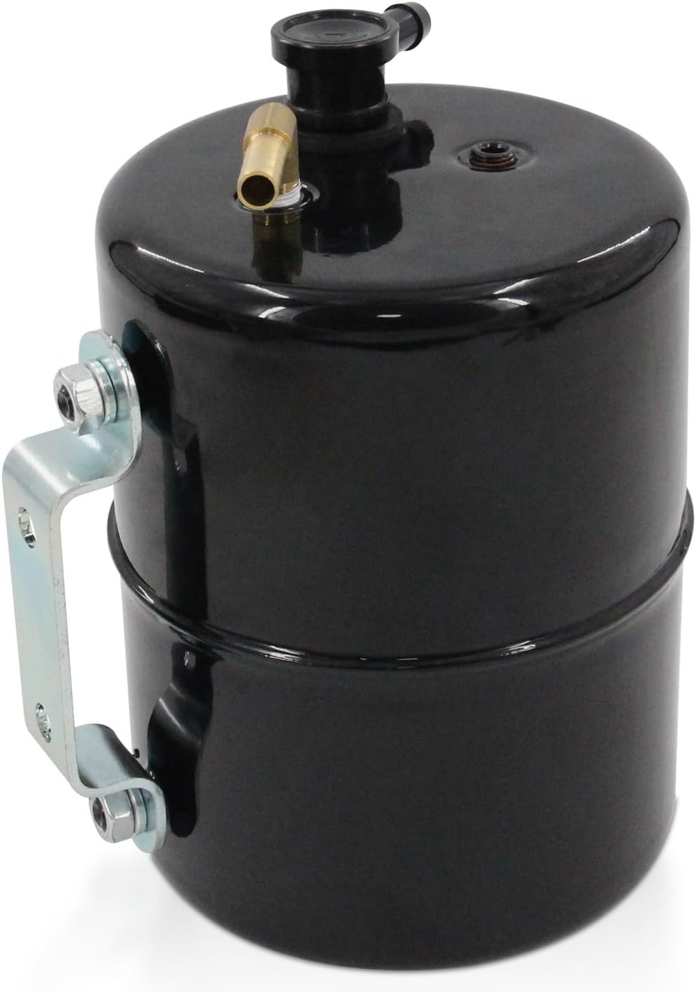 Vacuum Reserve Canister 5 in D x 7 in L Steel Black Finish