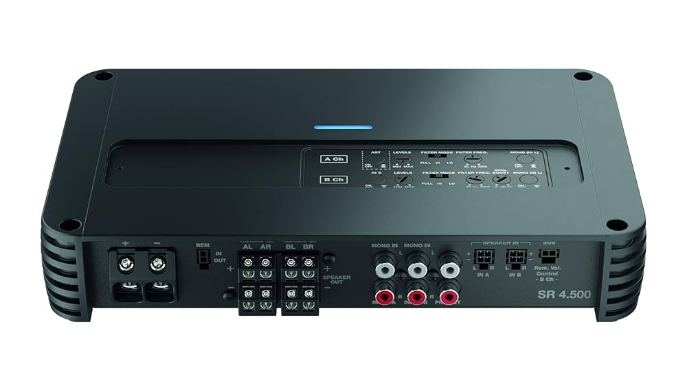 audison SR 4 アンプ Amazon.com: Audison SR 4.500 4 Channel D-Class Amplifier 880