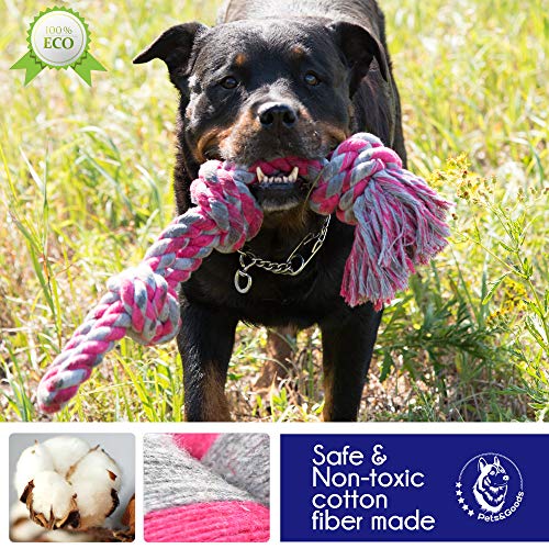 Dog Toys – Durable Dog Toys – Dog Rope Chew Toys – Rope Dog Toy – Tug of War Dog Toy for Large Breed – Small Breed Puppy Teething Toys – Washable Cotton Rope Dog Toy (Aggressive Chewers, 1, Count) Dog Toys – Durable Dog Toys – Dog Rope Chew Toys – Rope Dog Toy – Tug of War Dog Toy for Large Breed – Small Breed Puppy Teething Toys – Washable Cotton Rope Dog Toy (Aggressive Chewers, 1, Count)
