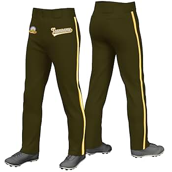 softball pants brown pinstripe baseball pants