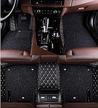 FAM Luxury Leatherette 7D Car Mat Complete Set for Maruti Suzuki New Swift Facelift 2024 || 100% Waterproof and Washable|| Color - Black
