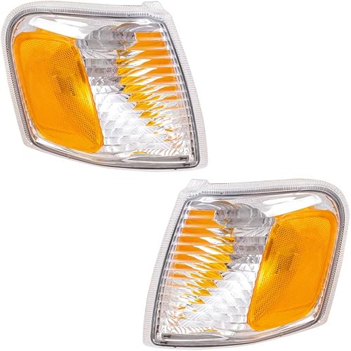 Brock - Luces de repuesto para señal de estacionamiento para conductor y pasajero, compatibles con camioneta Explorer Sport & Sport Trac 01-05