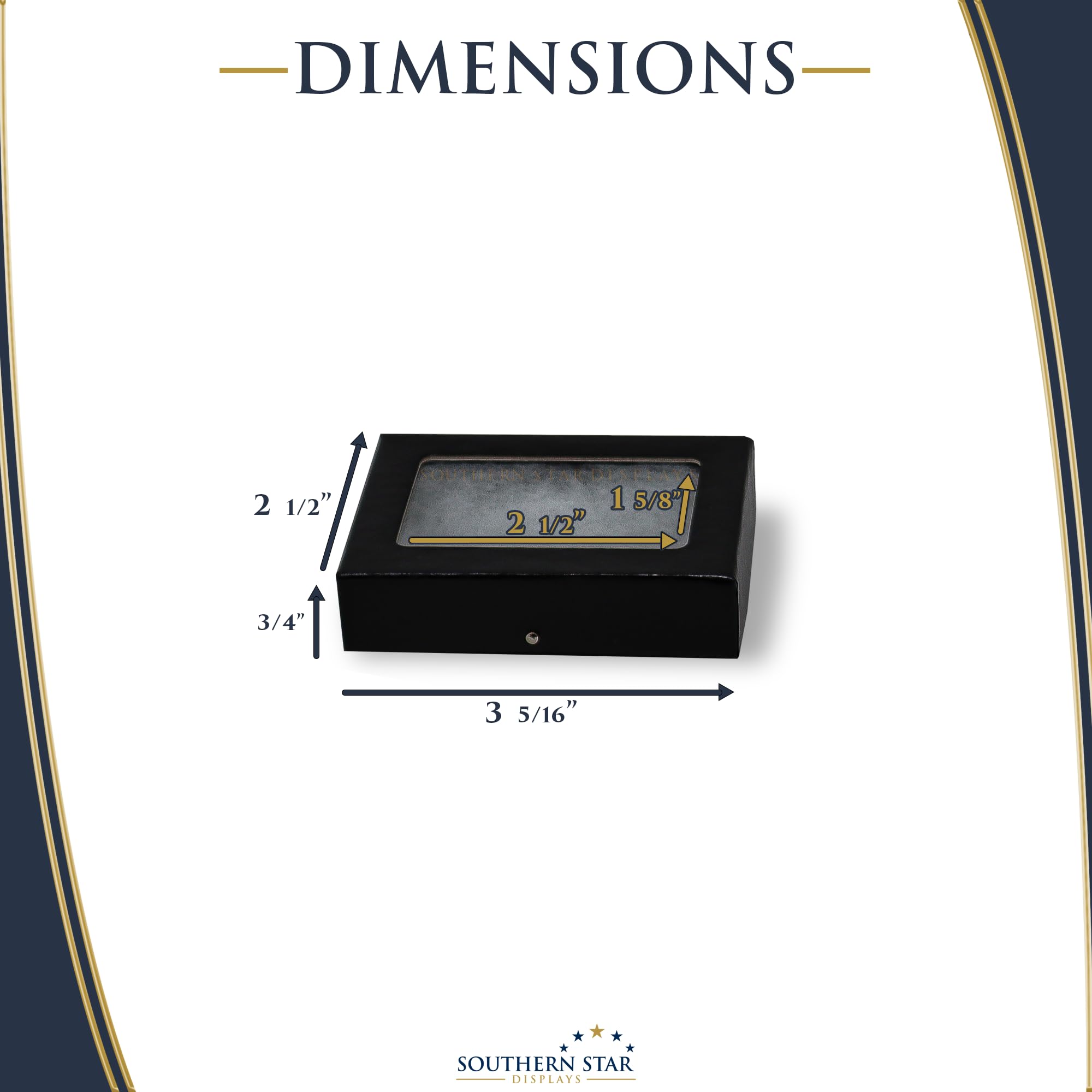 Riker Display Case 14 Cm X 11,5 Cm - Showmycollection