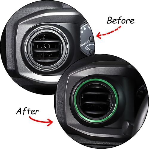 Miniatura 3 de Aleación de aluminio compatible con anillo de ventilación de aire acondicionado Tacoma para Toyota Tacoma 2016 2017 2018 2019 2020 2021 2022 2023 4