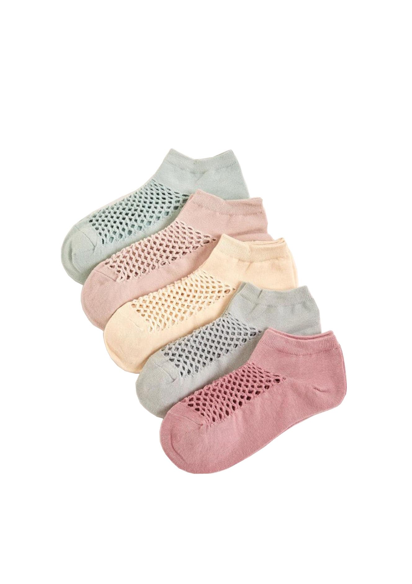 No Show Socks Womens Hidden Liner for Sneakers Ankle Invisible Running Socks 5 Pairs-image-2