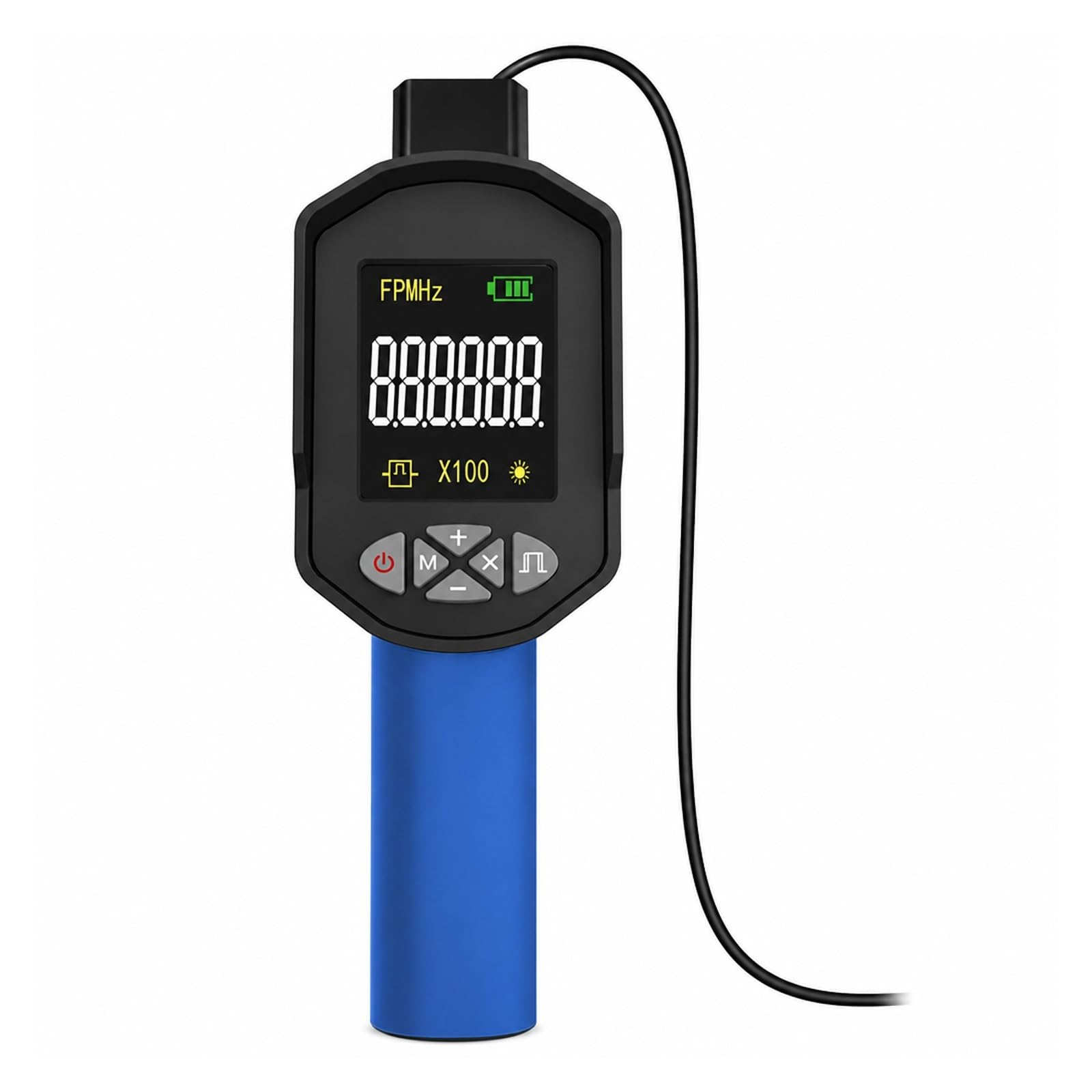 Estroboscopio Digital, Tacómetro Estroboscopio LED 60-100K FPM 1500LUX