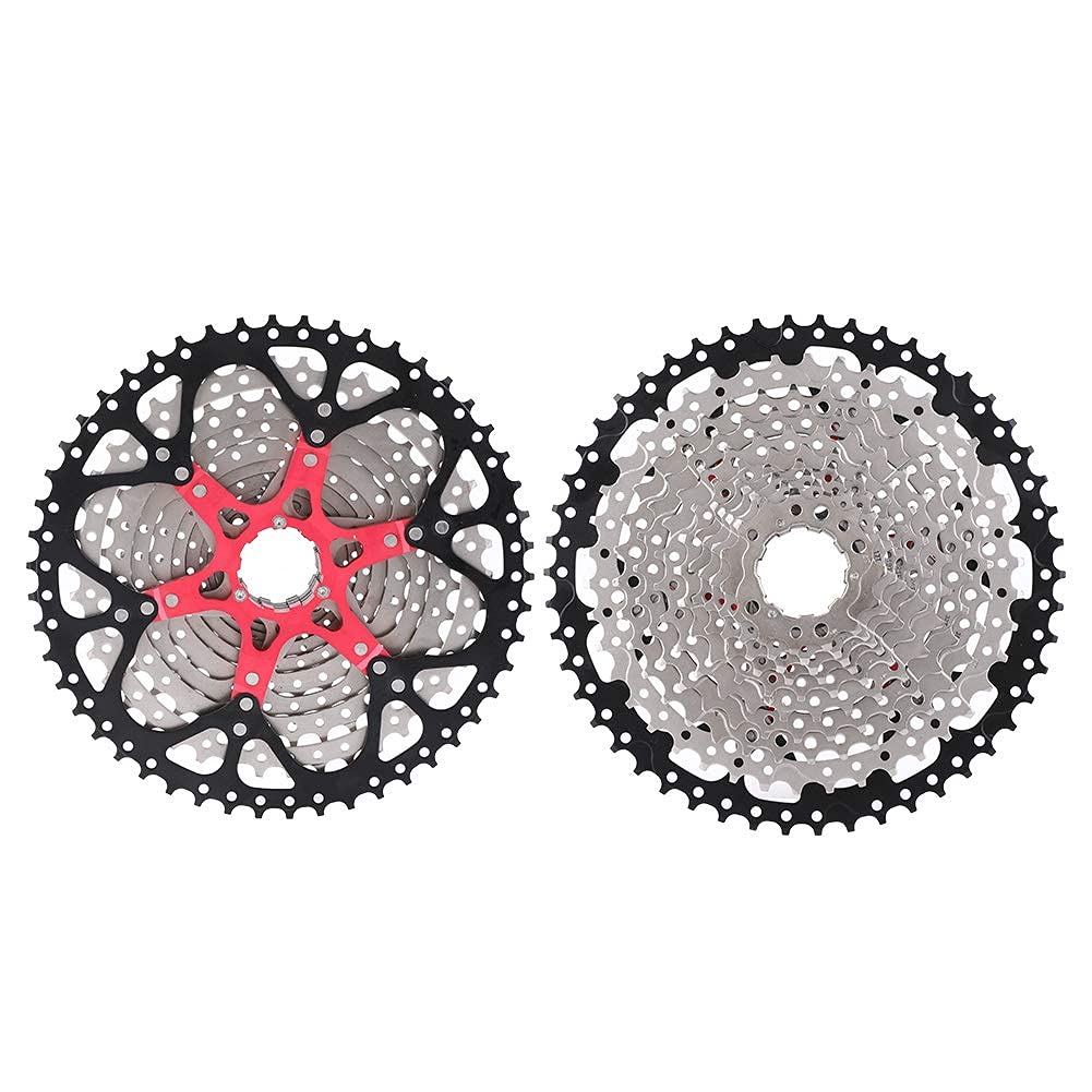 Demeras 9s/10s/11s/12s Speed Bike Cassette Ruota Libera Cassetta pignone Accessori per la Sostituzione di Biciclette per Bici da Strada 32/36/42/46T(12S 11-50T)