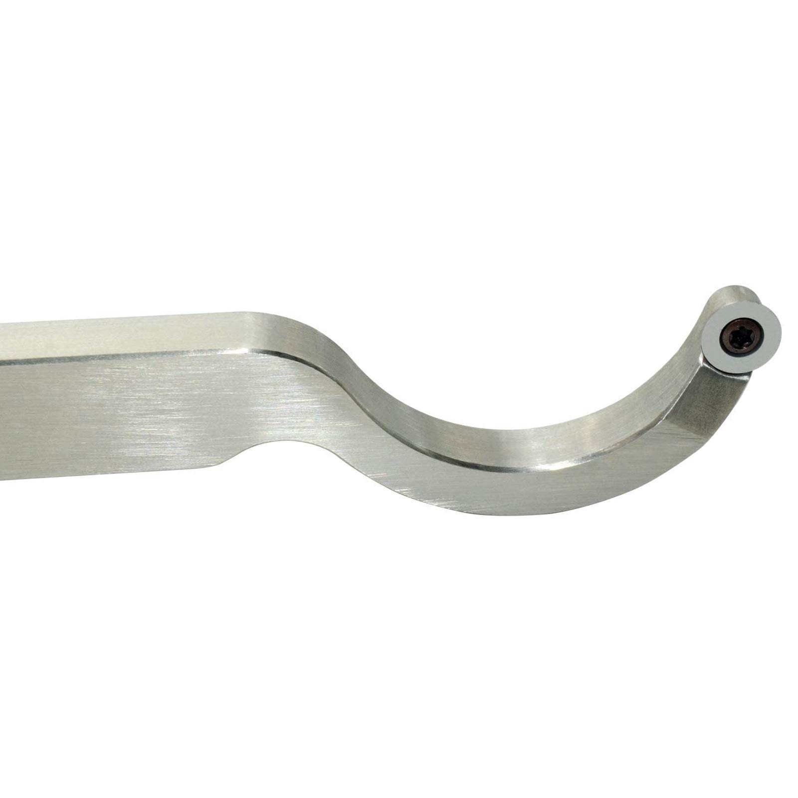 Scalpello per Tornio, Utensile con Punta per Tornio a Collo Di Cigno Cavo Scalpello per Tornio Piegato con Inserto Rotondo in Metallo Duro da 12 Mm per Hobbisti Del Legno