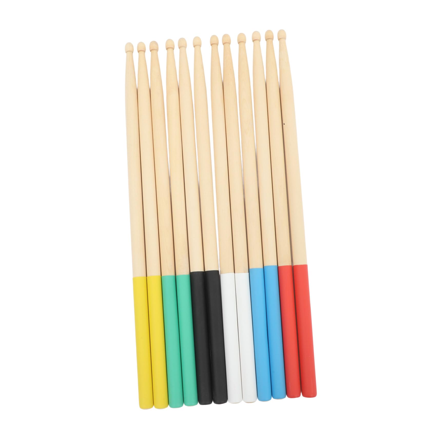 de Baguettes de Batterie et Prise Confortable en Érable Surface Antidérapante Lot de 6 Paires Adaptées aux Concerts Élèves Débutants