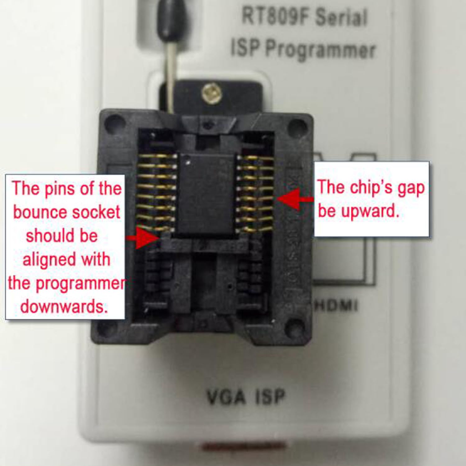 XGOIENZI RT809F Programmer 8 Adaptateurs + Lecteur SOP8 IC Flash Clip EPROM - Support 24 25 93 Series