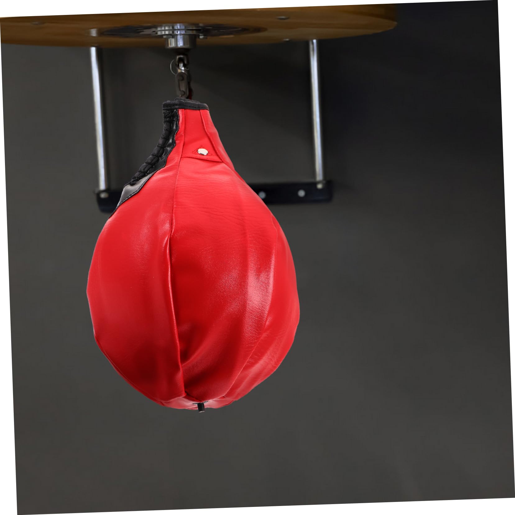 BESPORTBLE Boxing Punch Ball Home Training Ball Speed Boxing at Home Equipment Improve Coordination Double Reinforced Seams Red Pear Shape