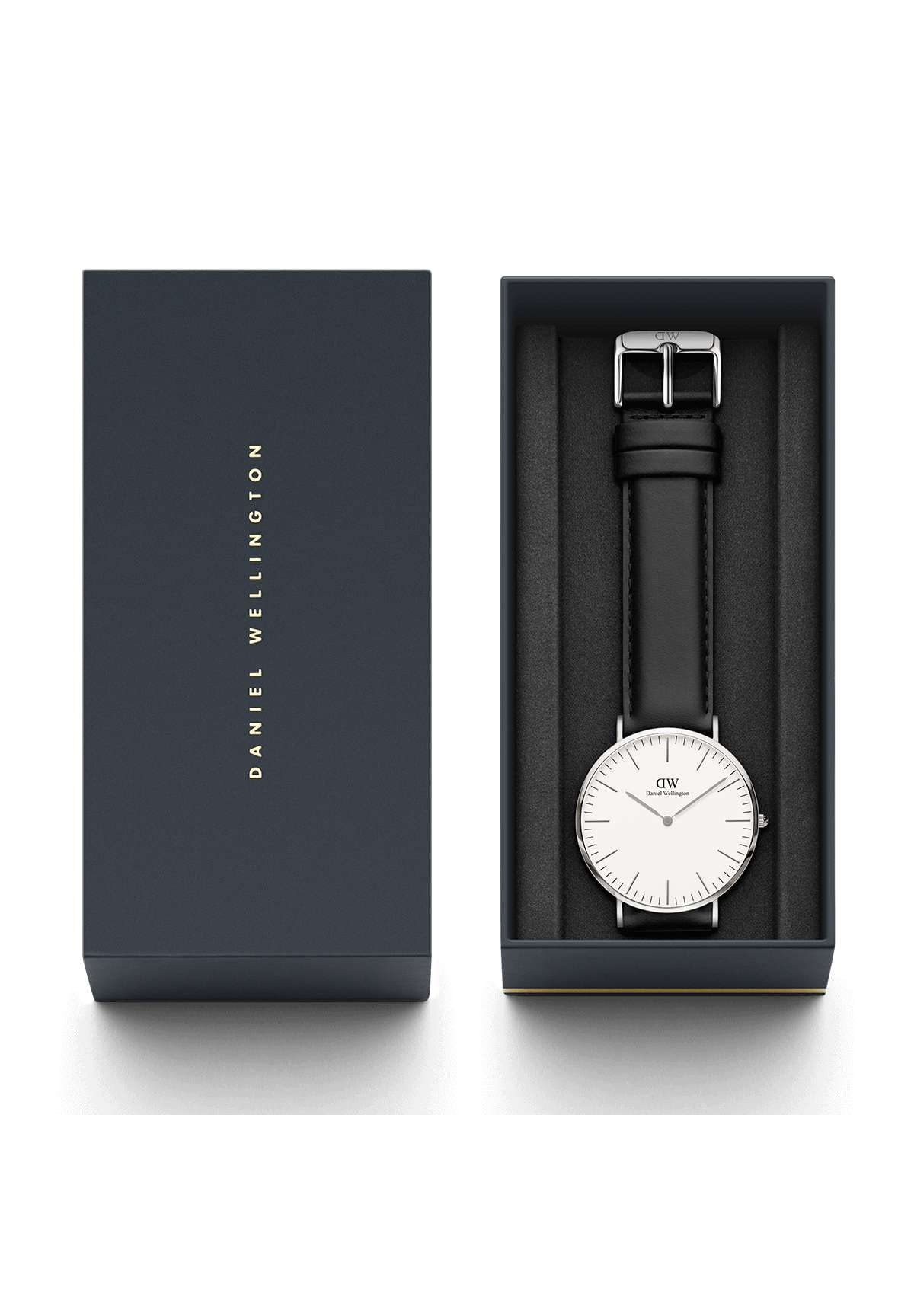 Daniel Wellington Classic Orologi Silver Leather