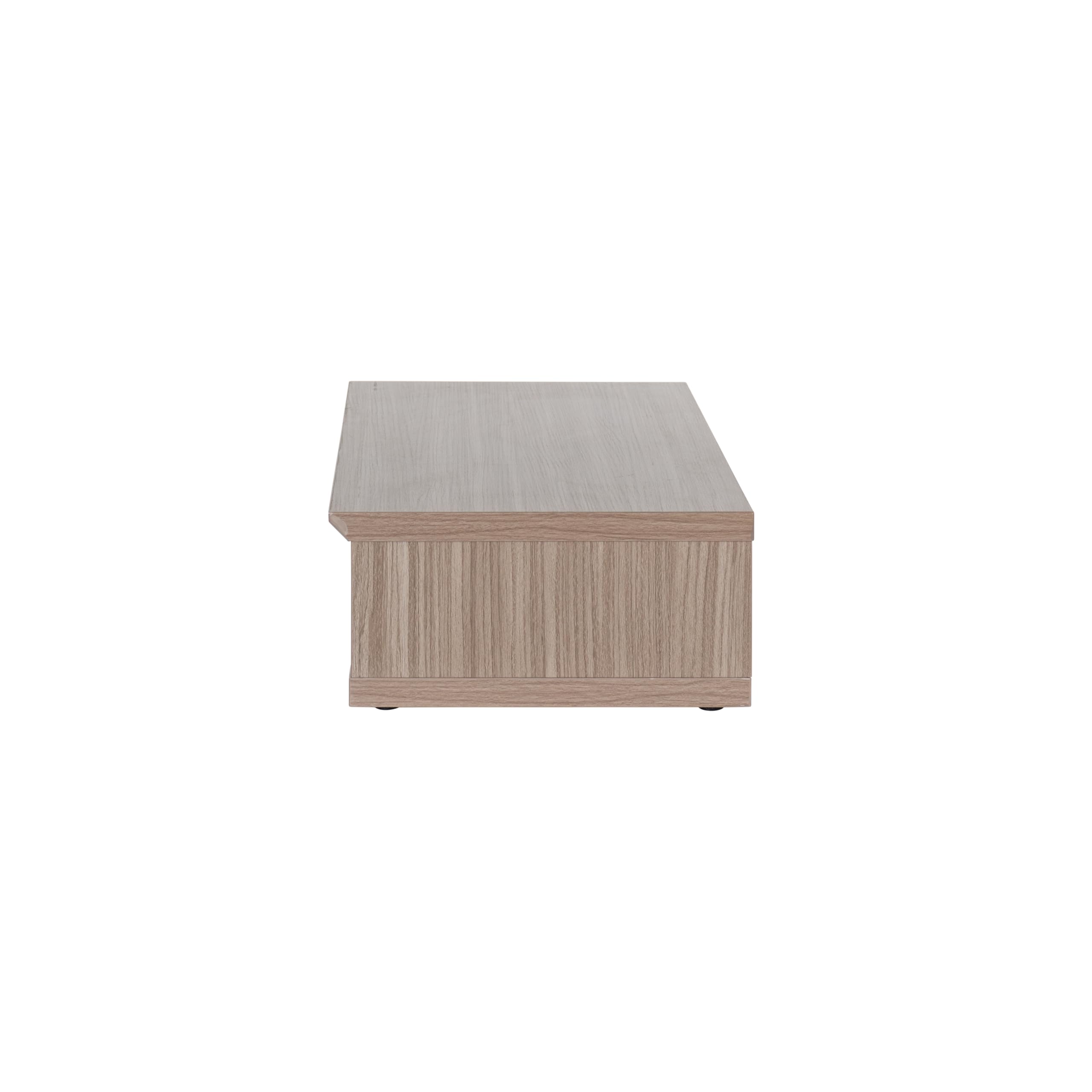 Gator Frameworks Elite Furniture Series Desktop 2U Studio Rack, Driftwood Grey (GFW-ELITERK-2U-GRY), Sperrholz, Grau
