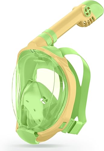Miniatura 11 de Greatever Equipo de esnórquel para niños, regalo ideal de máscara de esnórquel para niños, máscara de esnórquel de cara completa para niños