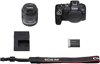 Amazon.com : Canon EOS R8 Camera Bundle with 24-50mm + 420-800mm