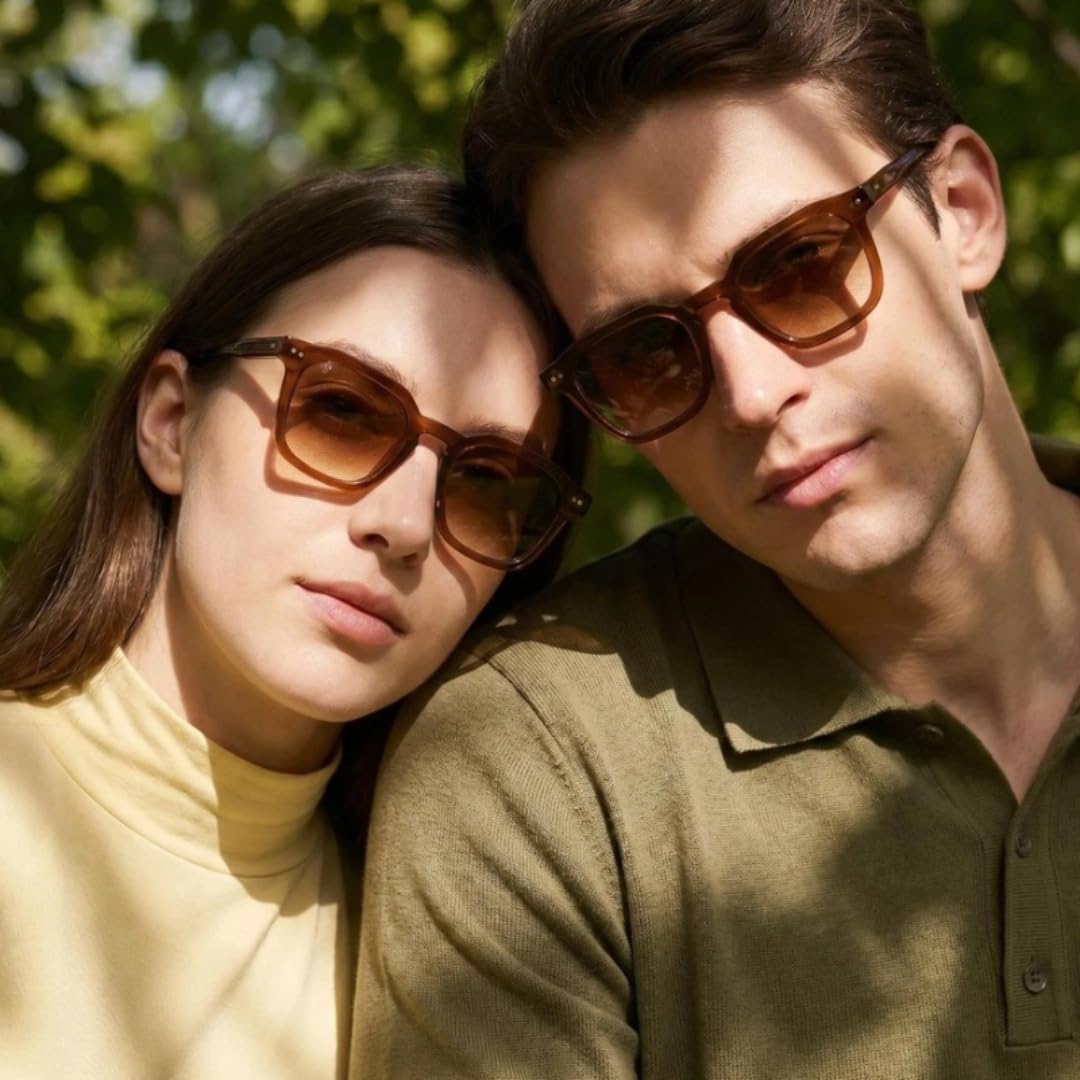 Okulary przeciwsłoneczne Retro Acetate UV400, modne, idealne na wakacje i na co dzień