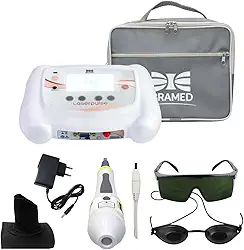 Kit Laserpulse Ibramed + Probe P2 850nm – Aparelho de Laserterapia LED Infravermelho | Tratamento para Dor Crônica, Inflamação e Reabilitação | Equipamento Profissional Fisioterapia