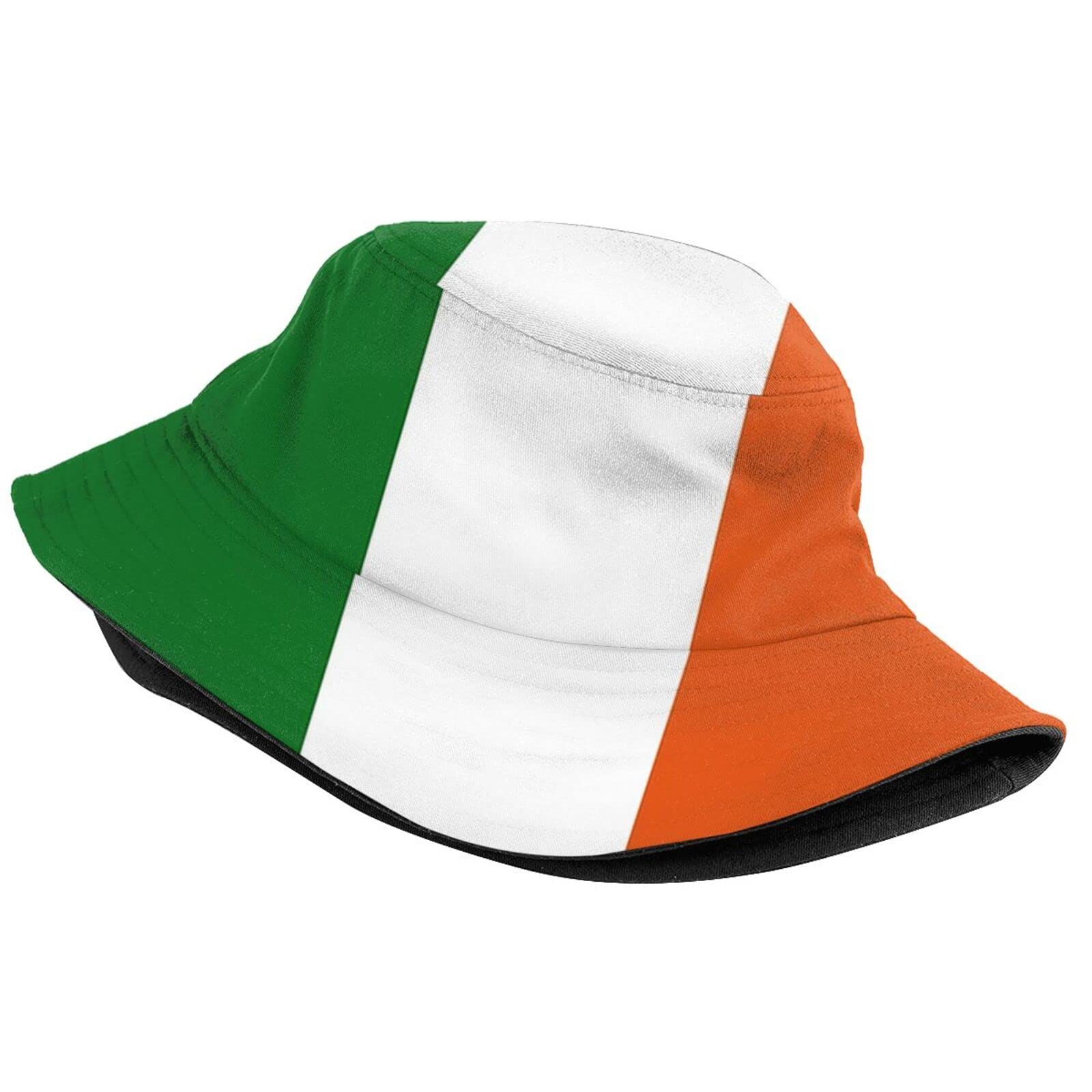 Cute Funny Ireland Flag Bucket Hats Fashion Sun Cap Packable Outdoor Irish Fisherman Hat for Women Men