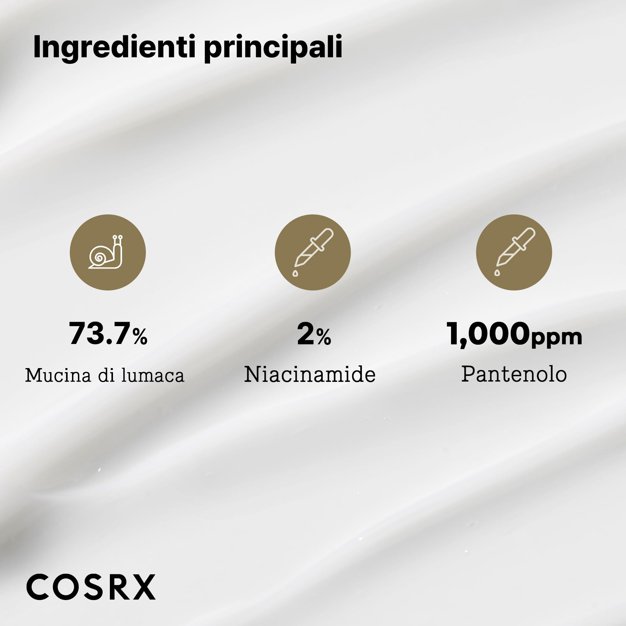 COSRX Snail Peptide Eye Cream con 73,7% Snail Mucin e niacinamide – Brightening Anti-Aging Coreano Eye Cream per le linee sottili e le occhiaie, Korean Skincare