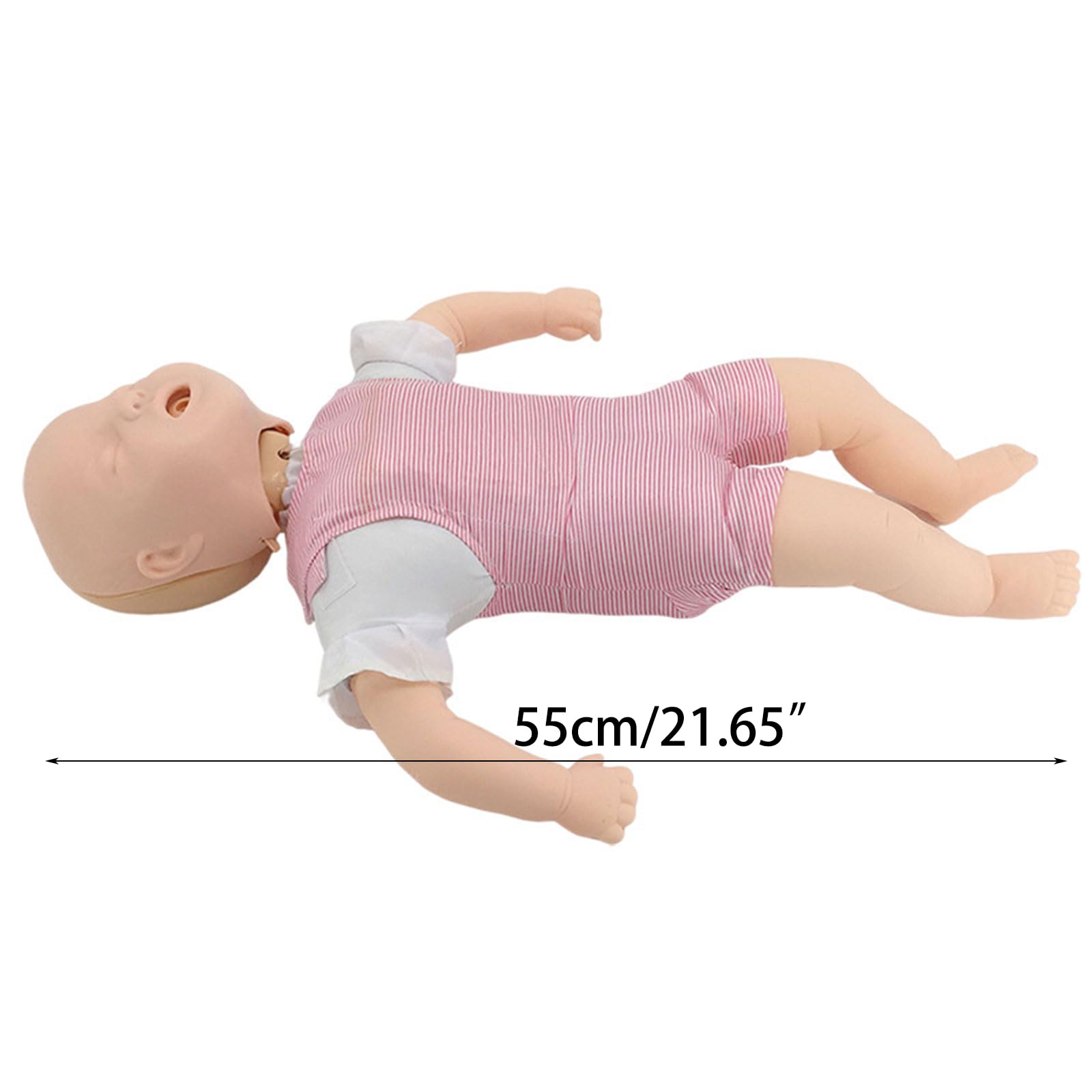 Modello di ostruzione delle vie aeree infantile con pratica CPR Strumento di addestramento per soffocamento del bambino per professionisti della salute e caregiver Materiale didattico sanitario
