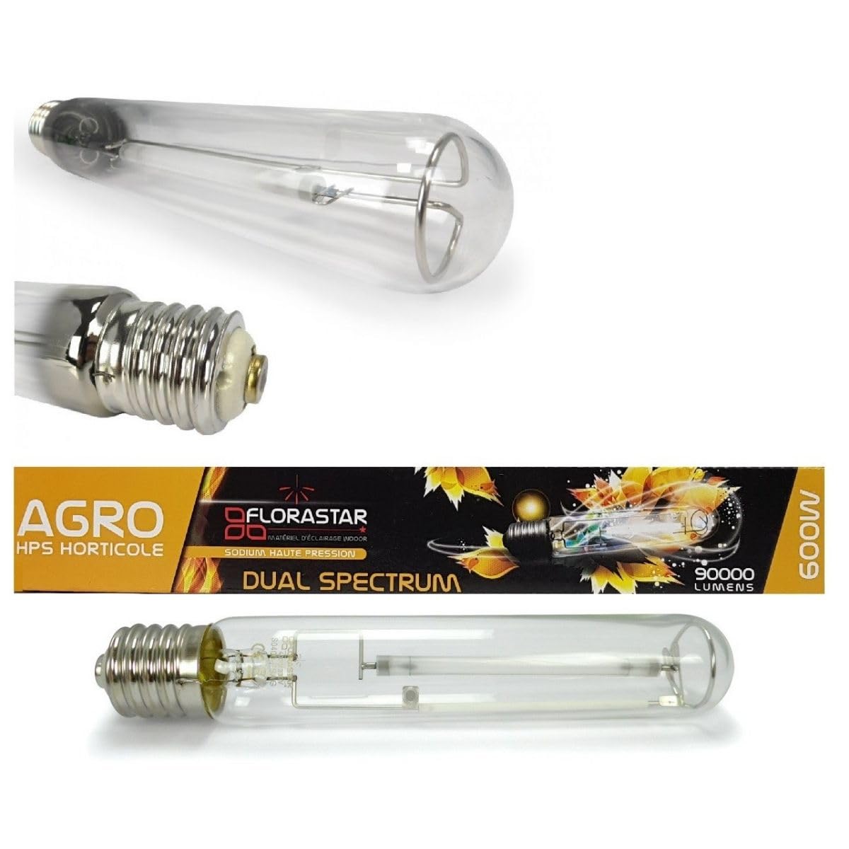 Ampoule HPS 600W Double Spectre