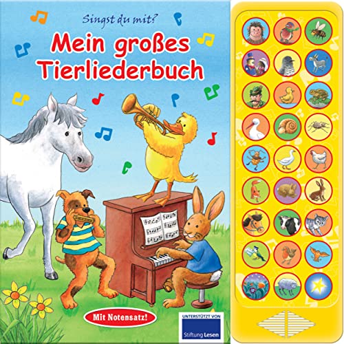 27-Button-Soundbuch - Mein großes Tierliederbuch - 27 bekannte...