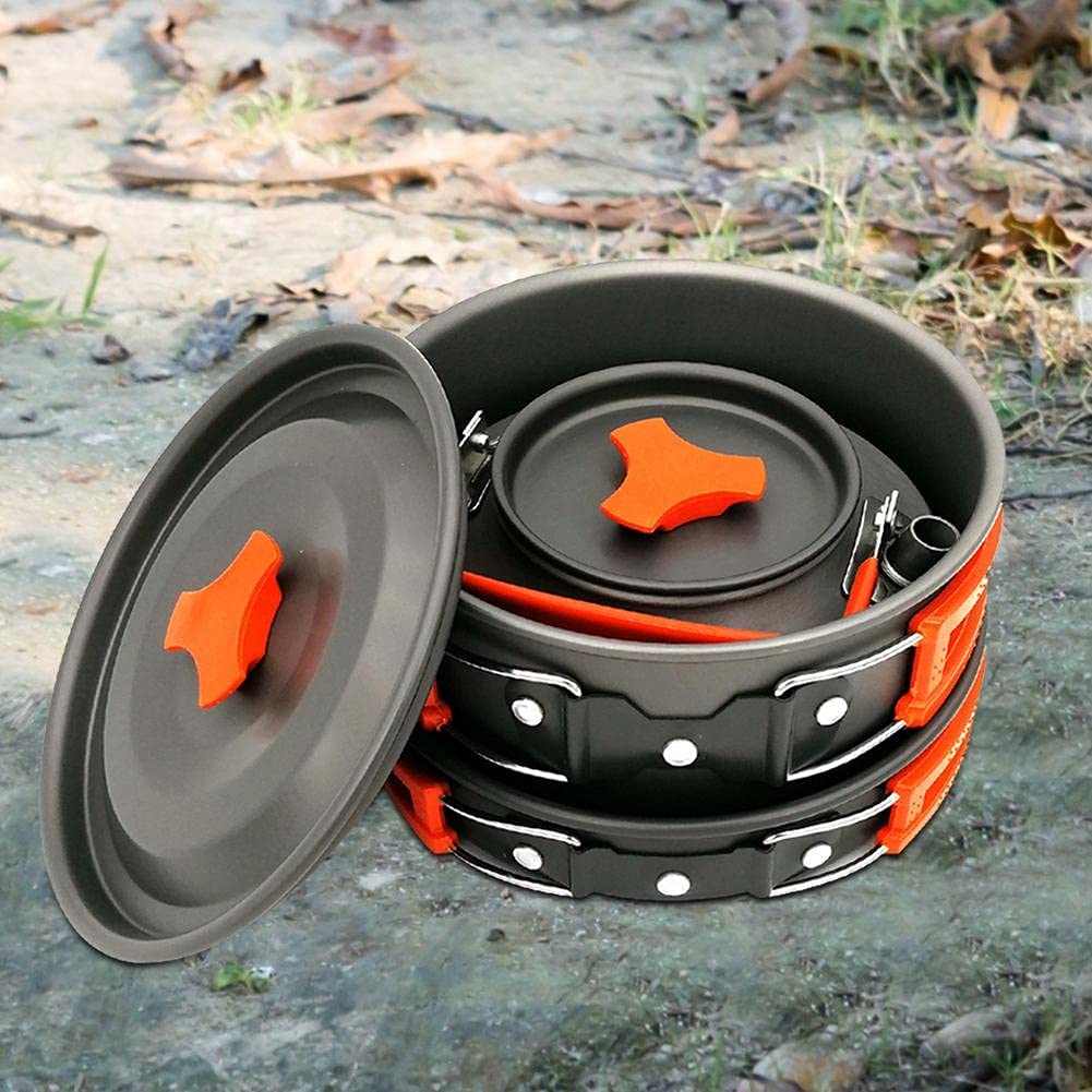 Kit d'ustensiles de cuisine de Camping, ensemble de cuisine