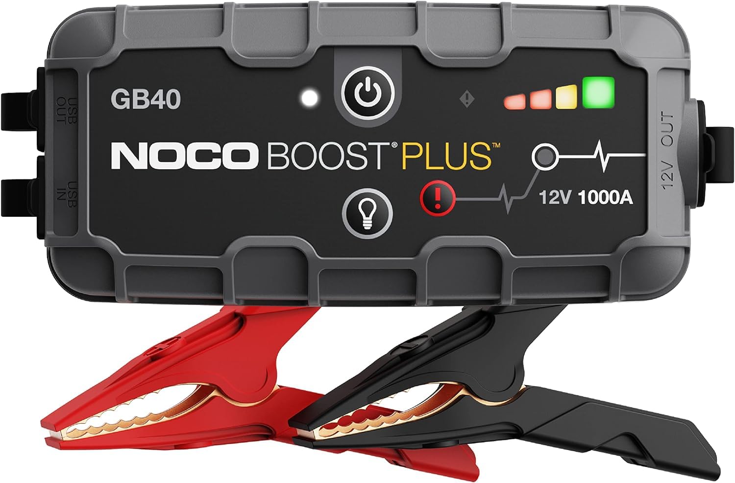 NOCO GC040 Uniwersalne etui ochronne z pianki EVA do inteligentnych ładowarek akumulatorowych & NOCO Boost Plus GB40 1000A 12V UltraSafe litowy urządzenie rozruchowe