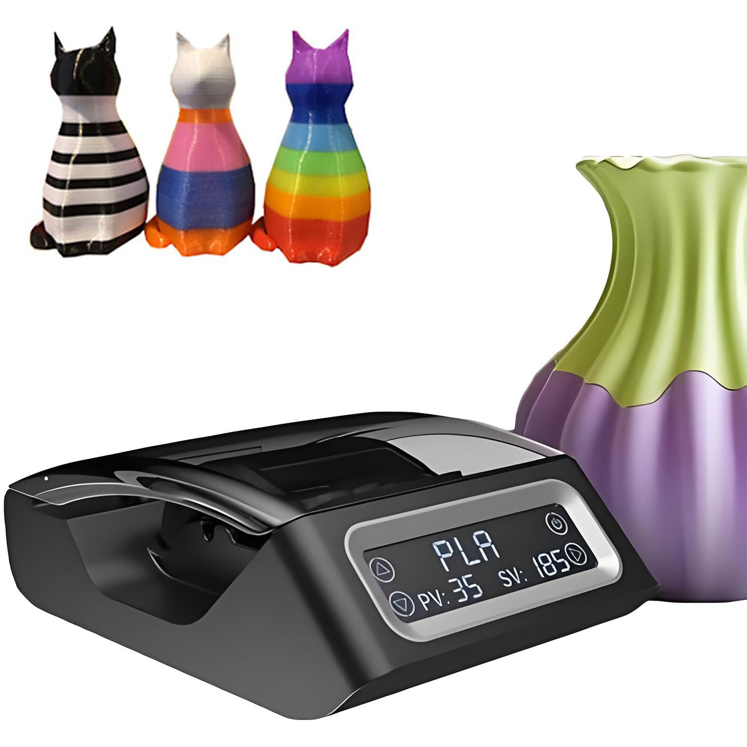 Łącznik filamentowy do druku 3D, Fusion Splicer z 200 tubami, szybkie nagrzewanie do 240°C, naprawa uszkodzonego filamentu do PLA, ABS, PETG, TPU, PA, PC