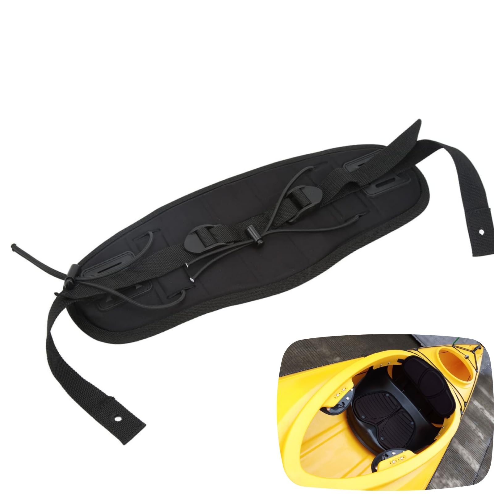 Siège de kayak de luxe, siège de kayak à dossier haut, siège de kayak