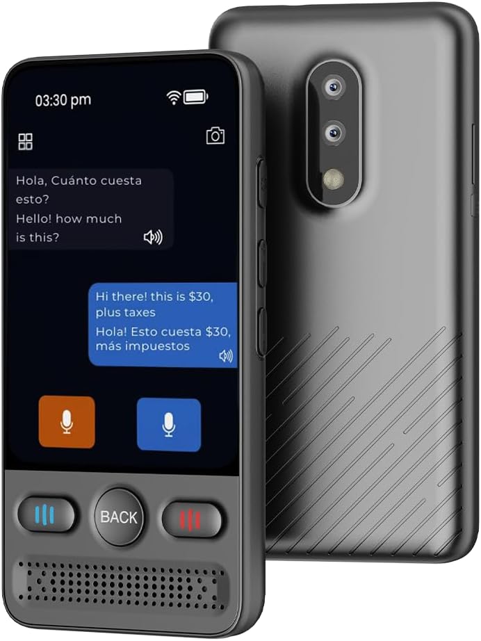 Language Translator Device, Voice/Text Bidirection...