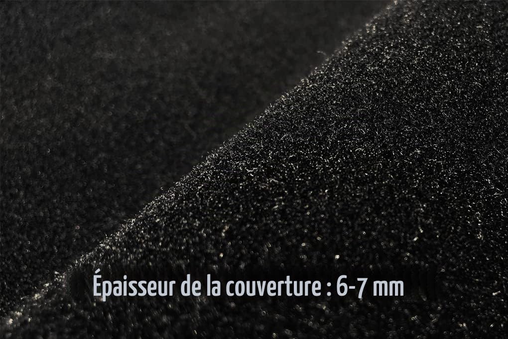 Tapis de protection pour tableau de bord pour Volvo (Noir) F62 | Tapis de protection personnalisé pour Volvo 240 242 244 245 262 264 265