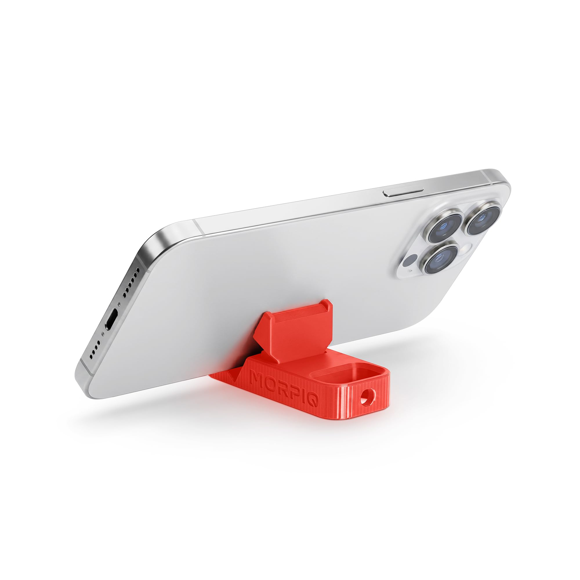 Foldable Phone Stand – Pocket-Sized Portable Mobile Holder for Travel & Desk, Keychain Stand Compatible with iPhone, Samsung, OnePlus, Vivo, Oppo & All Smartphones | 3D Printed (Red)-picture-15
