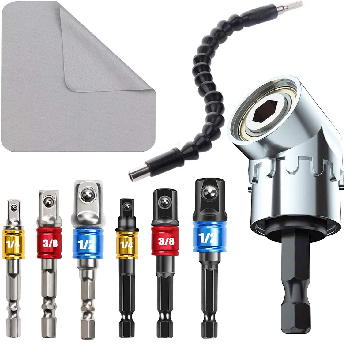 Buy Impact Grade Driver Sockets Adapter Extension Drill Bit Set 6Pcs 1