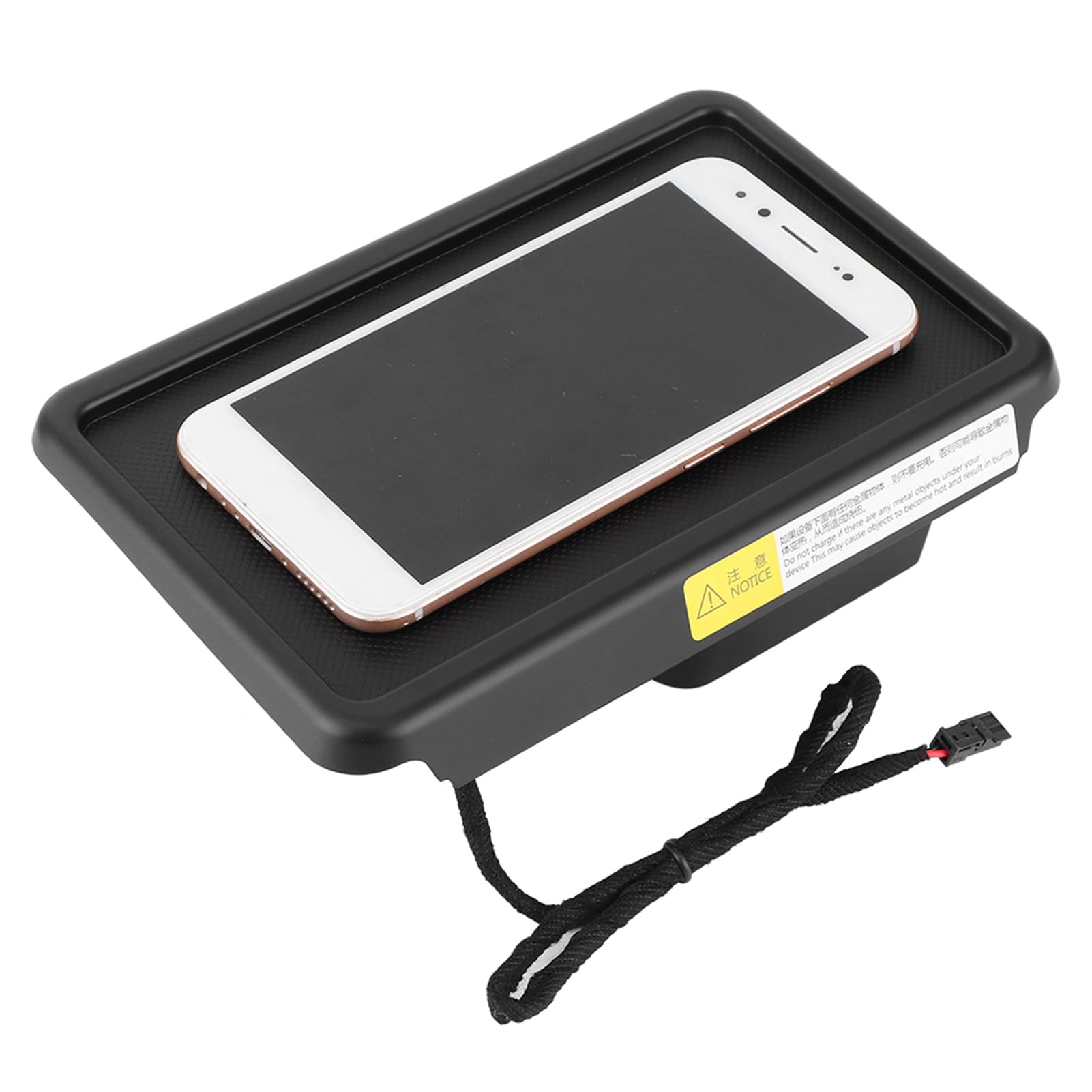 Yinhing Uchwyt na Telefon z płytką Szybkiego ładowania 15 W, Kompatybilny z Modelami 2017 2019. Ultra Płaska Konstrukcja, Wydajna W Podróży Samochodem, Wygodna i Umożliwiająca ładowanie.