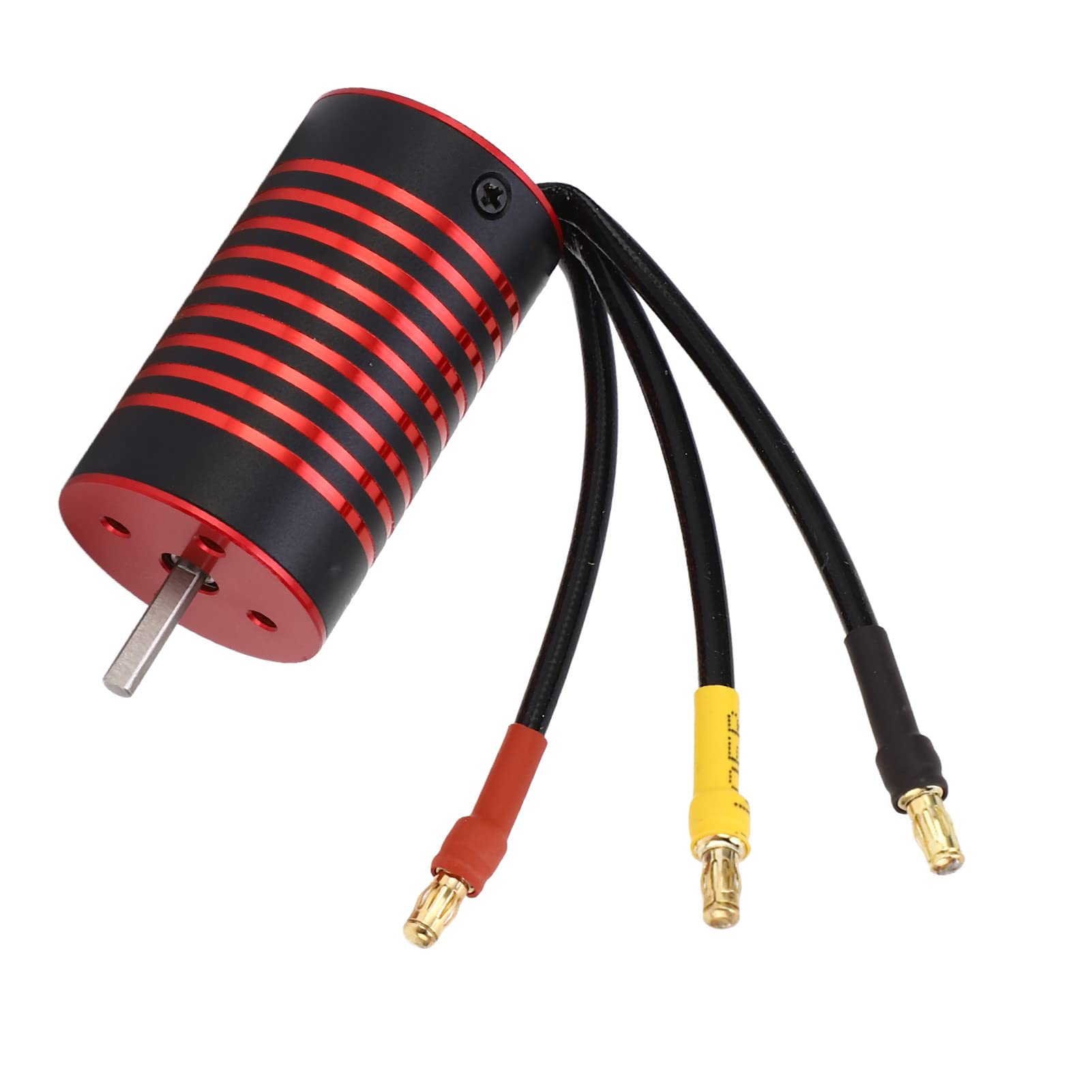 Motor Brushless 2845 para Coche RC 1/12 1/14, Aleación de Aluminio Resistente al Agua y Óxido, 4 Polos de Alto Par - Eficiencia Alta, Disipación de Calor Mejorada, Compatible (4400KV)
