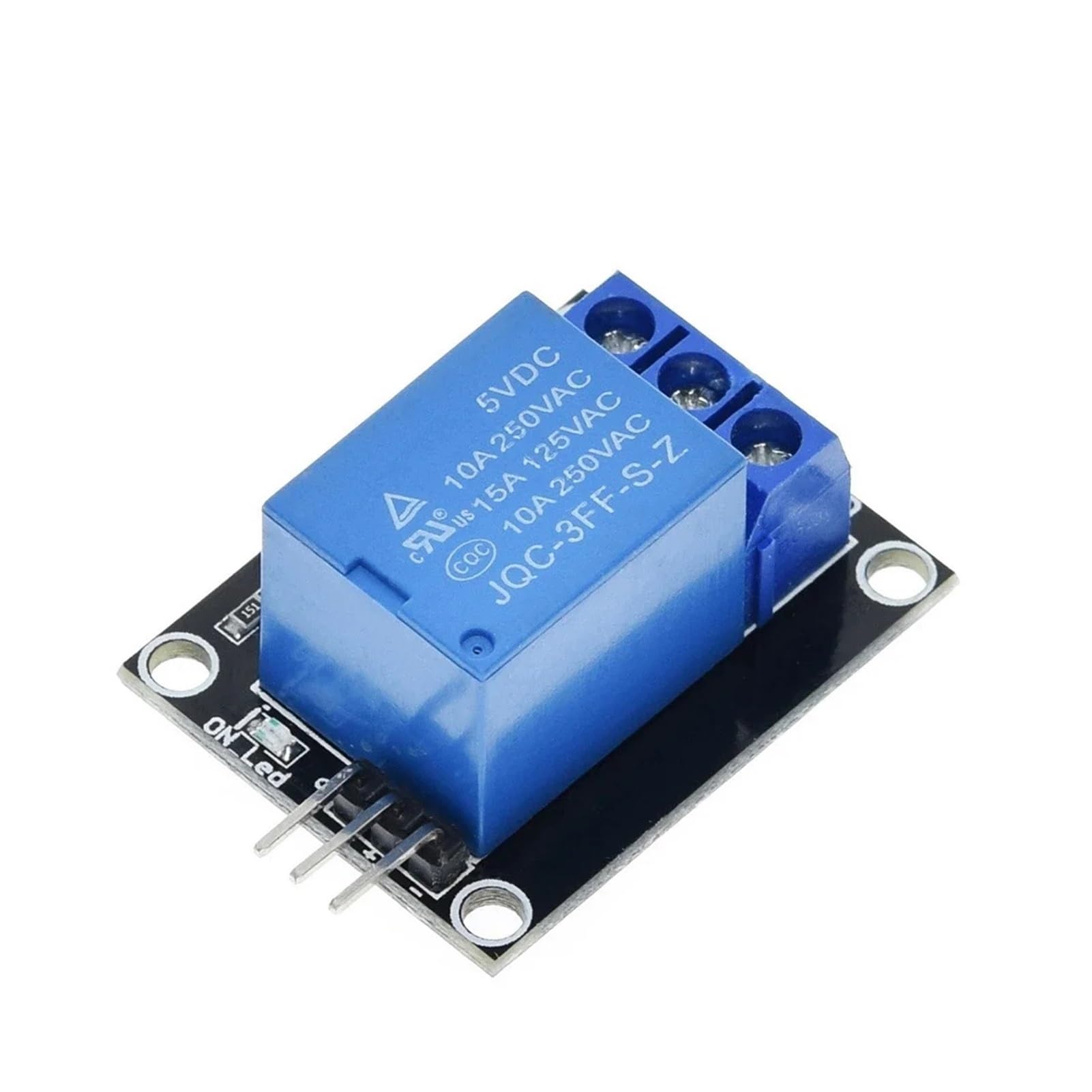 Modulo relè 1/2/5/10 pezzi 5V 1 canale con accoppiatore ottico KY-019 SRD-05VDC-SL-C con contatto NO/NC for controllo apparecchio Ardu+ino(10PCS)