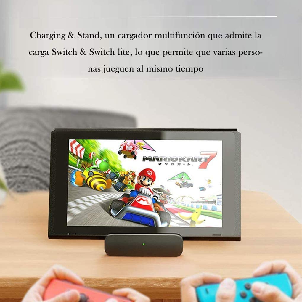 Switch Dock, Base de Carga para Nintendo Switch & Switch Lite Portátil TV Dock con Soporte de Carga USB-C PD, USB 3.0 y Puerto HDMI, Soporta Samsung Dex Mode/Huawei PC Mode