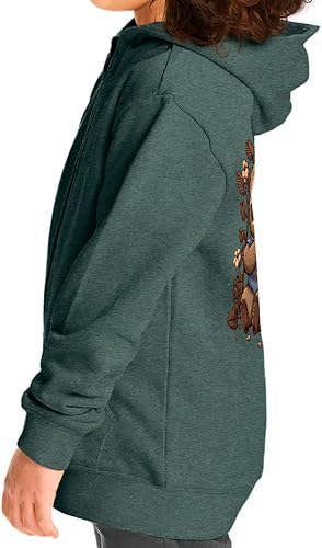 Miniatura 2 de Funny Sloth Toddler Full-Zip Hoodie - Flower Print Toddler Hoodie - Cool Kids' Hoodie