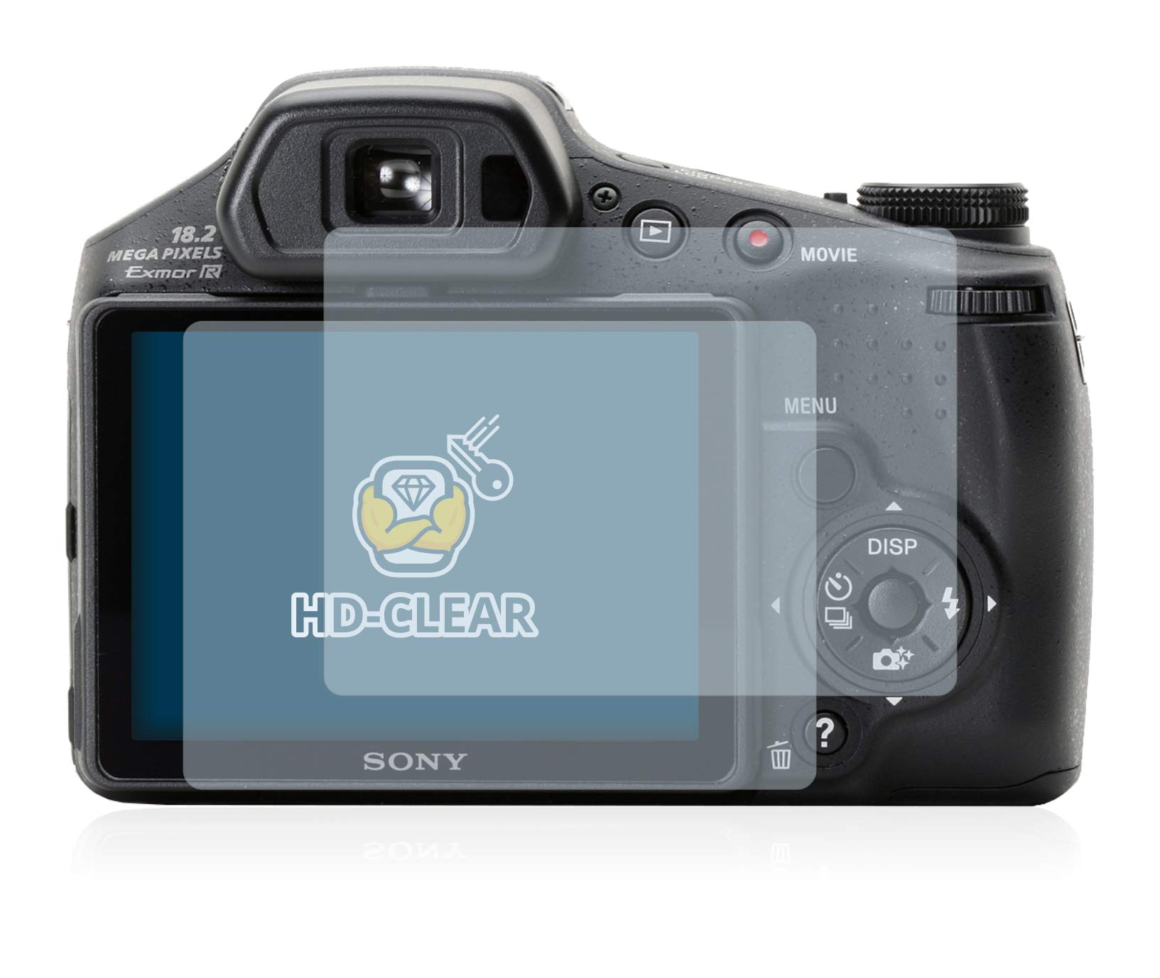 3x Anti-Riflesso Vetro Pellicola Protezione per Sony Cyber-Shot DSC