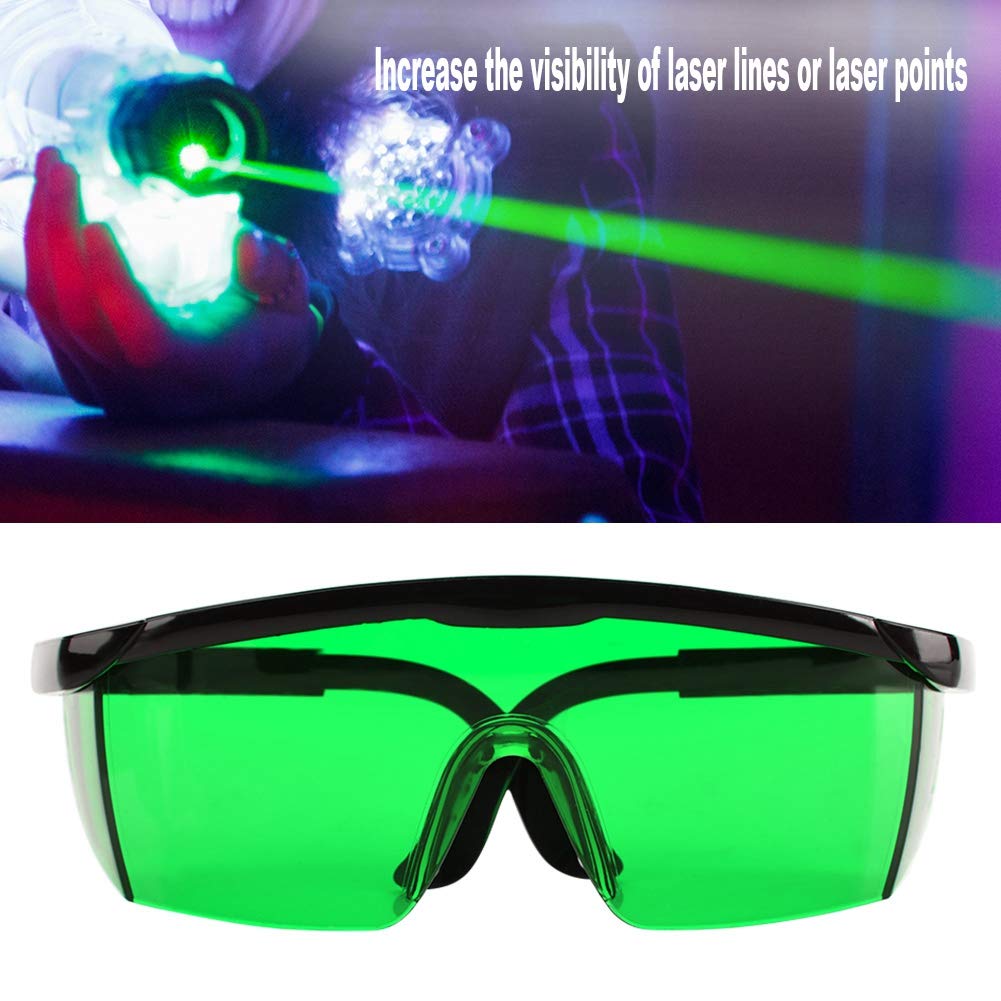 Artillery Laser Enhancing Glasses, Green Laser Beam Veiw Visibility Vision Enhancement Glasses Goggle for Laser Level(Green) - Image 2